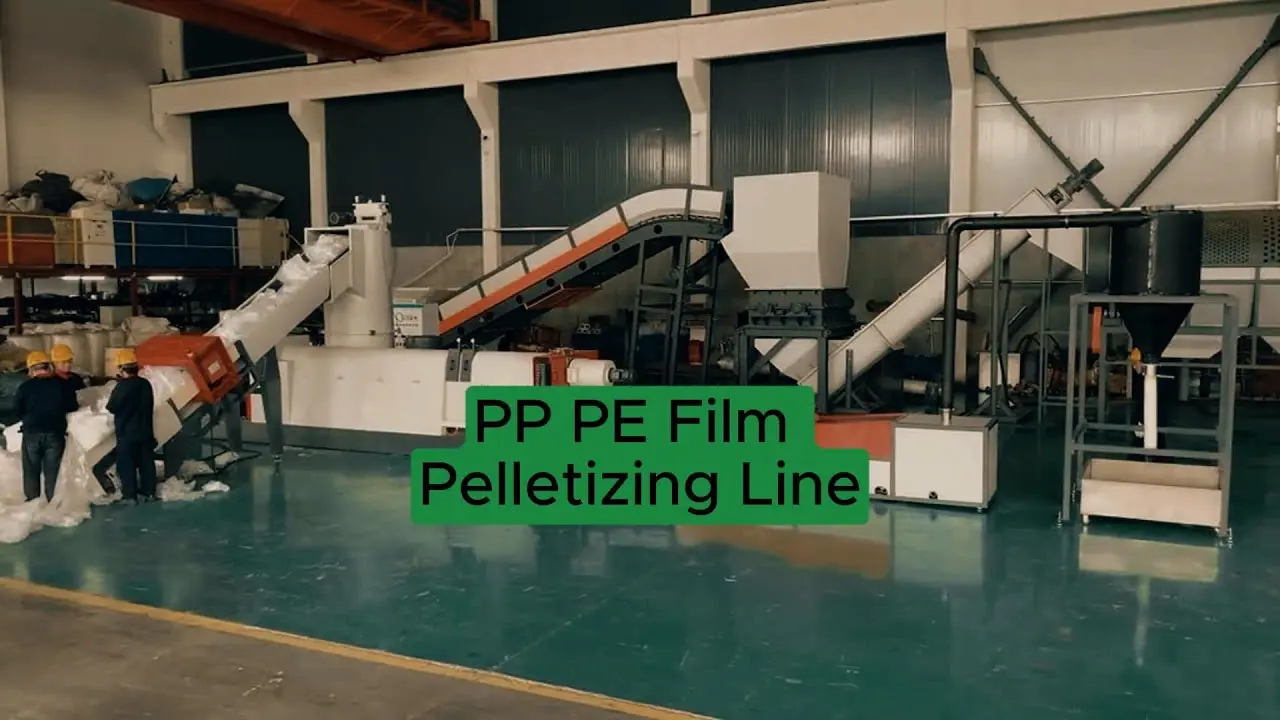 PP PE Film Pelletizing Line-video