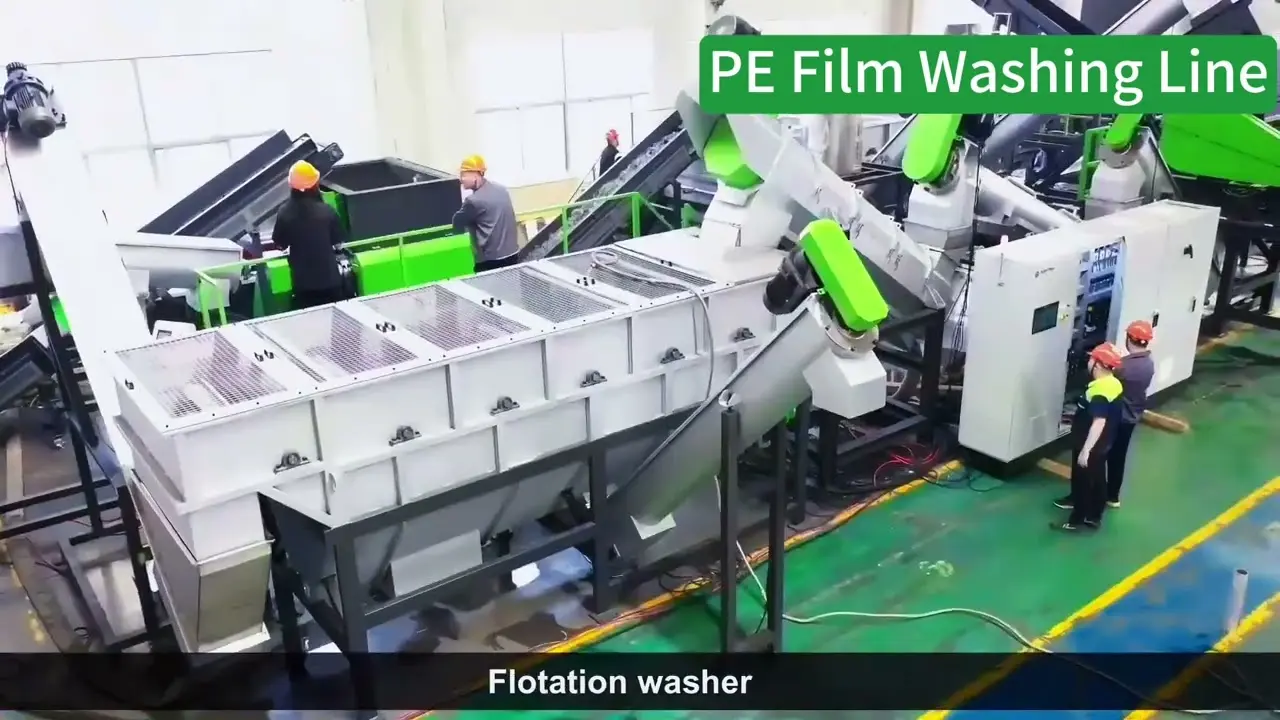 ♻️Watch our PE Film Washing Line in its First Test Run-video