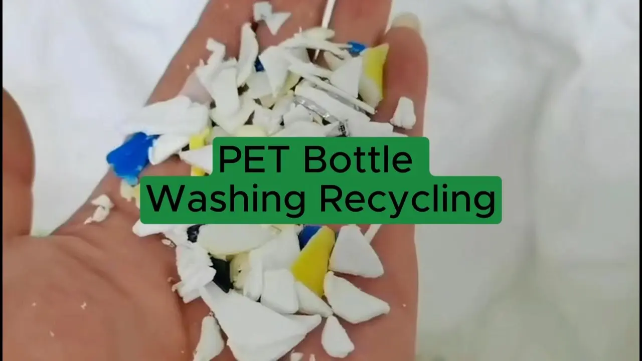 HDPE Bottle Washing Recycling Line-video