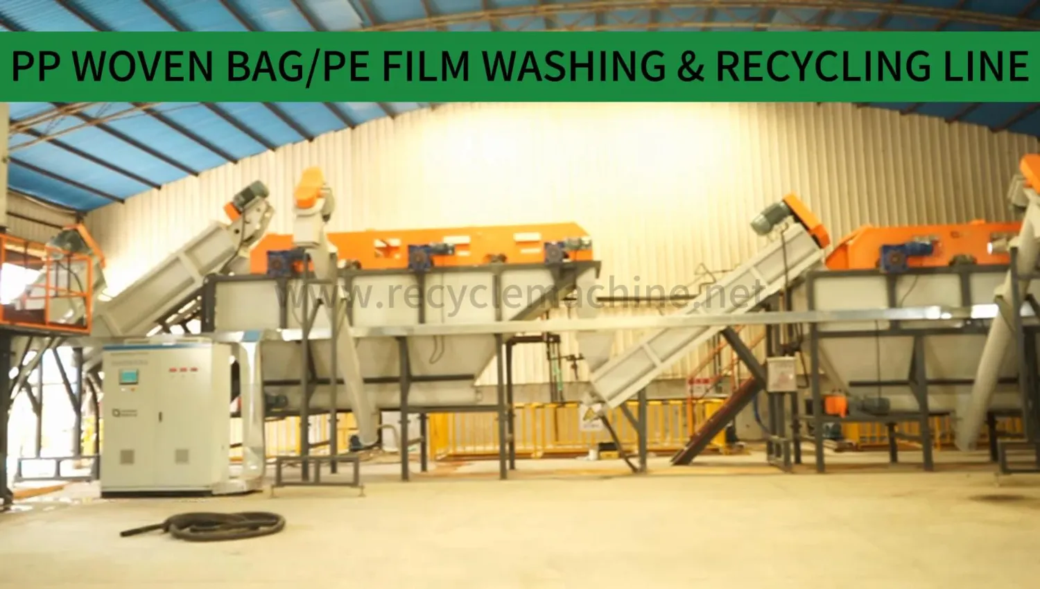 PP Woven Bag/PE Film Washing & Recycling Line – Video