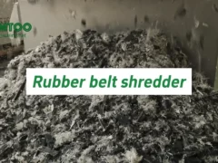 Rubber belt Shredder Trial Run-video
